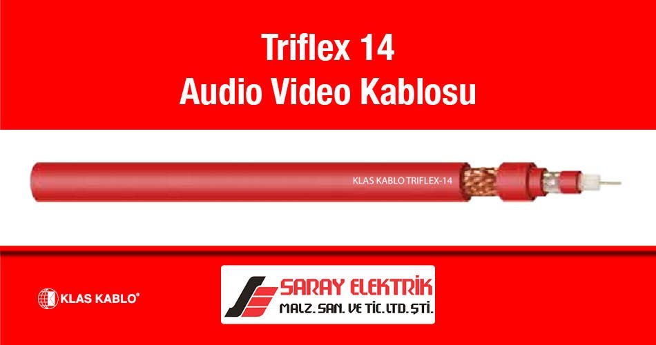 Triflex 14 Audio Video Kablosu PVC, PUR, HFFR