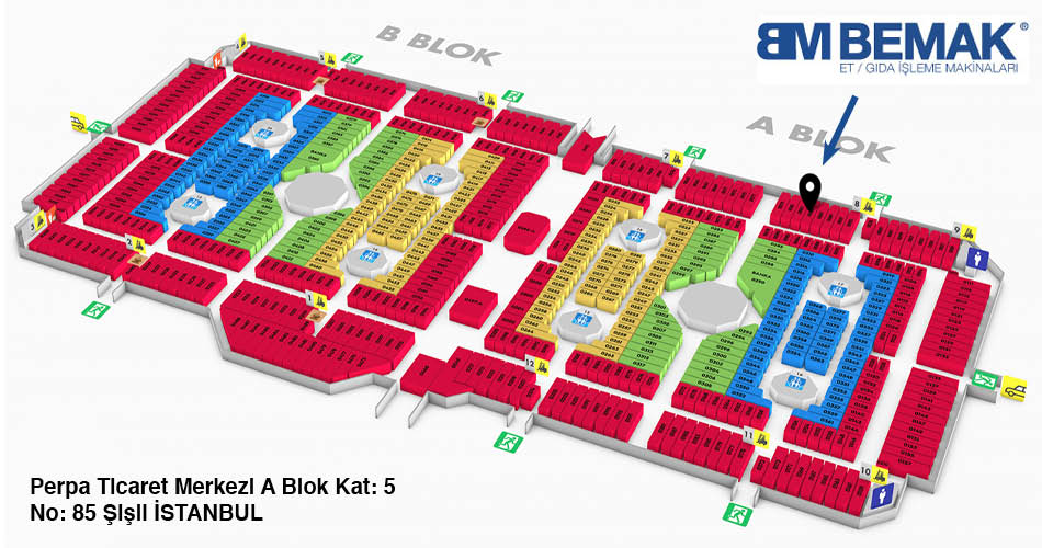 Bemak Makina Perpa Adres Kroki Kat Planı