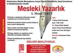 Mesleki Yazarlık Semineri