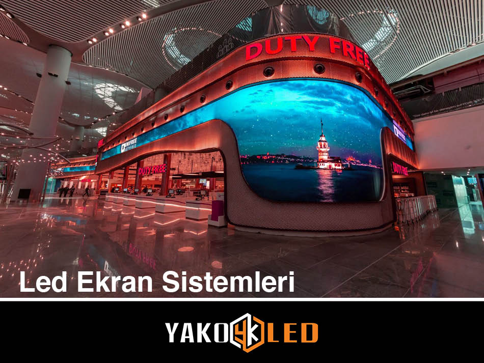 Led Ekran Sistemleri Renkli, Parlak, Yüksek Çözünürlüklü