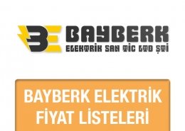 Bayberk Elektrik Fiyat Listeleri