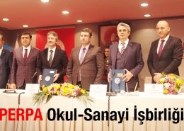 Perpa Okul Sanayi İşbirliği Protokolü İmzalandı