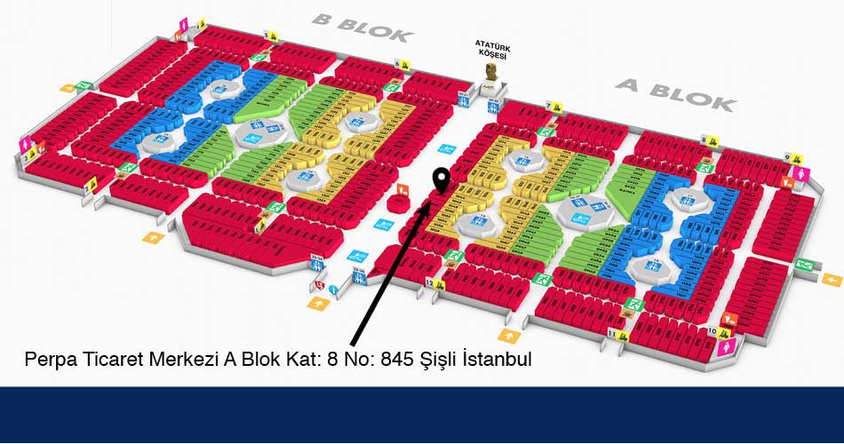 A101 Perpa Adres Kroki Kat Planı