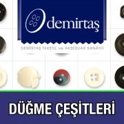 Düğme Çeşitleri Demirtaş Tekstil