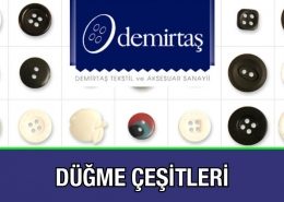 Düğme Çeşitleri Demirtaş Tekstil