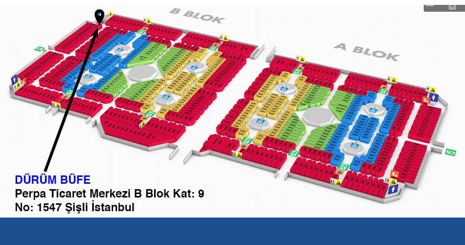 Dürüm Büfe Perpa Adres Kroki Kat Planı