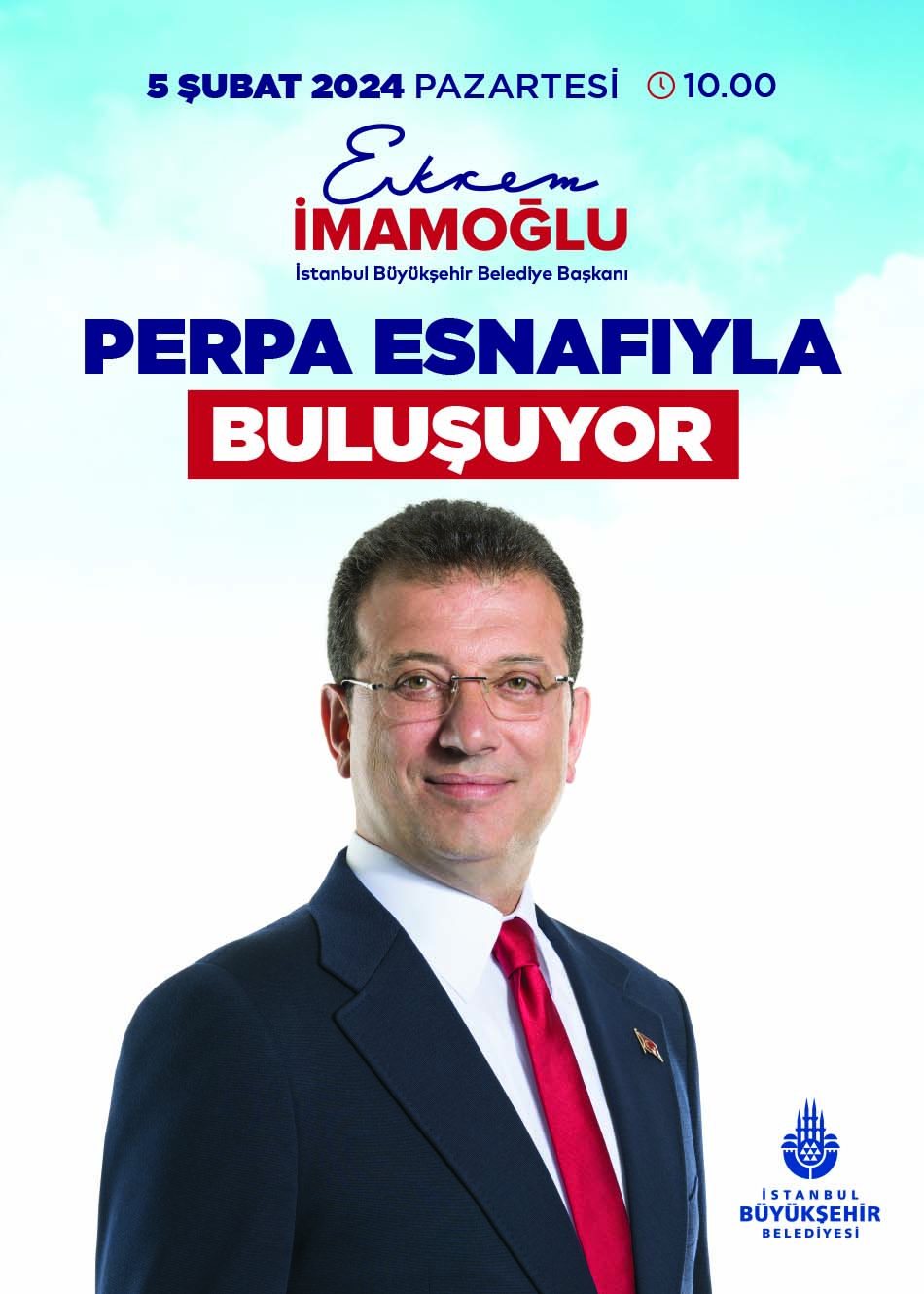 Ekrem İmamoğlu Perpa Esnafıyla Buluşuyor