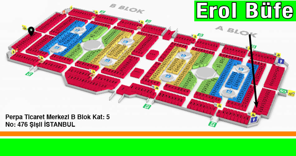 Erol Büfe Perpa Adres Kroki Kat Planı