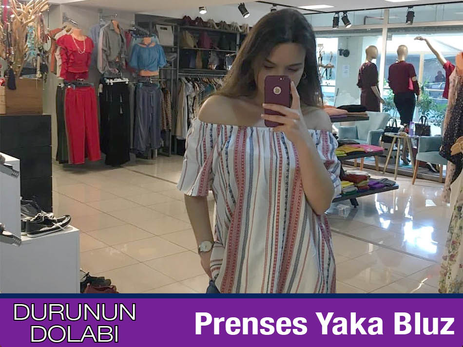 Prenses Yaka Bluz Durunun Dolabı Perpa