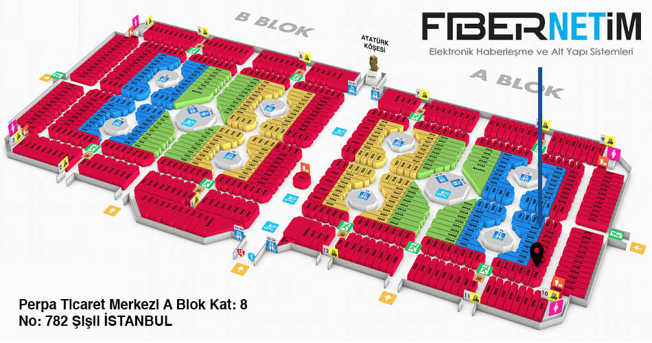 Fibernetim Perpa Adres Kroki Kat Planı