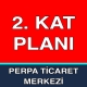 Perpa 2.Kat Planı Kroki
