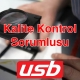 Kalite Kontrol Sorumlusu USB Etiket