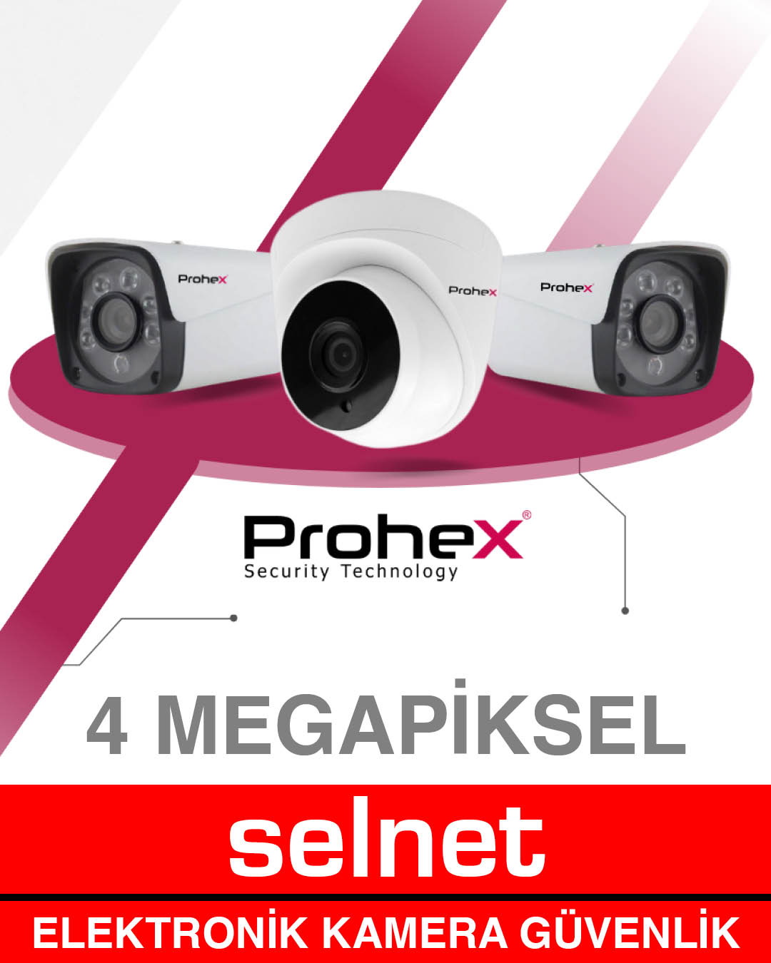 Selnet Elektronik 4 Megapiksel Prohex Kamera