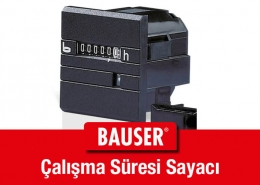 Bauser Elektromekanik Çalışma Süresi Sayacı