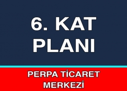 Perpa 6. Kat Planı Kroki