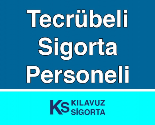 Tecrübeli Sigorta Personeli Alınacaktır Kılavuz Sigorta