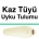 Campout Kaz Tüyü Uyku Tulumu Krem