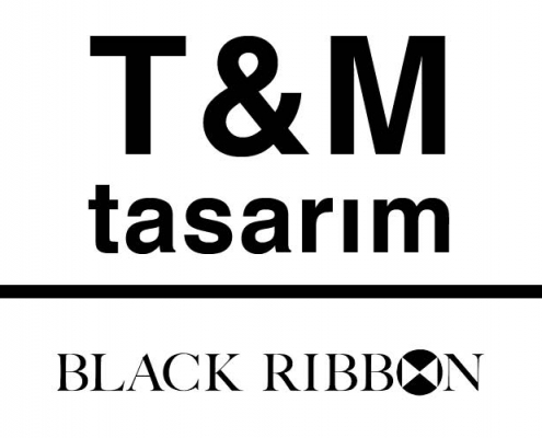 T&M Tasarım Black Ribbon Perpa El, Omuz Çantası