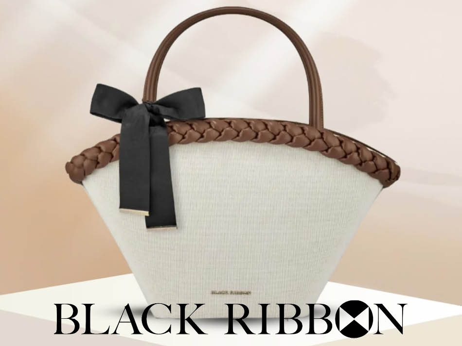 T&M Tasarım Black Ribbon Perpa El, Omuz Çantası