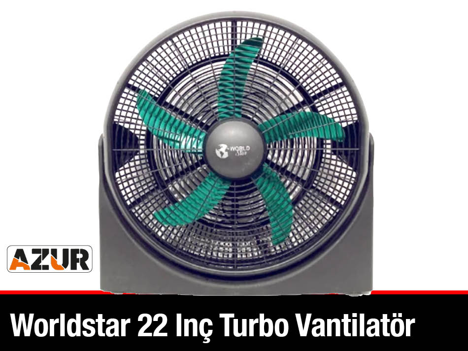 WorldStar Turbo Vantilatör 22 İnç