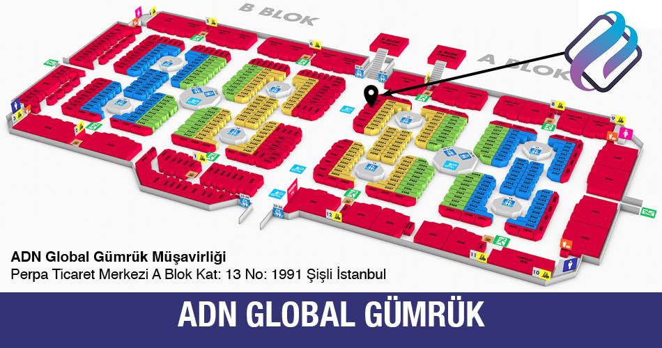 ADN Global Perpa Adres Kroki Kat Planı