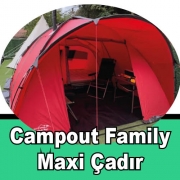 Campout Family Maxi Çadır Kırmızı