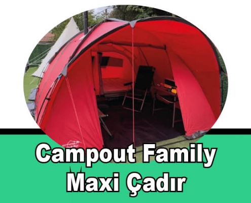 Campout Family Maxi Çadır Kırmızı