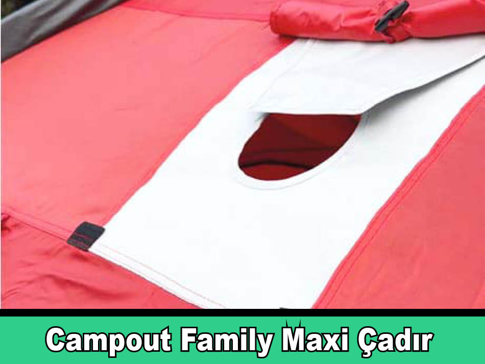Campout Family Maxi Çadır Kırmızı