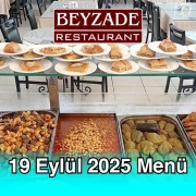 Beyzade 19 Eylül 2025 Menü