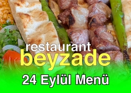 Alazade Restaurant 24 Eylül 2025 Menü