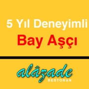 5 Yıl Deneyimli Bay Aşçı Aranıyor