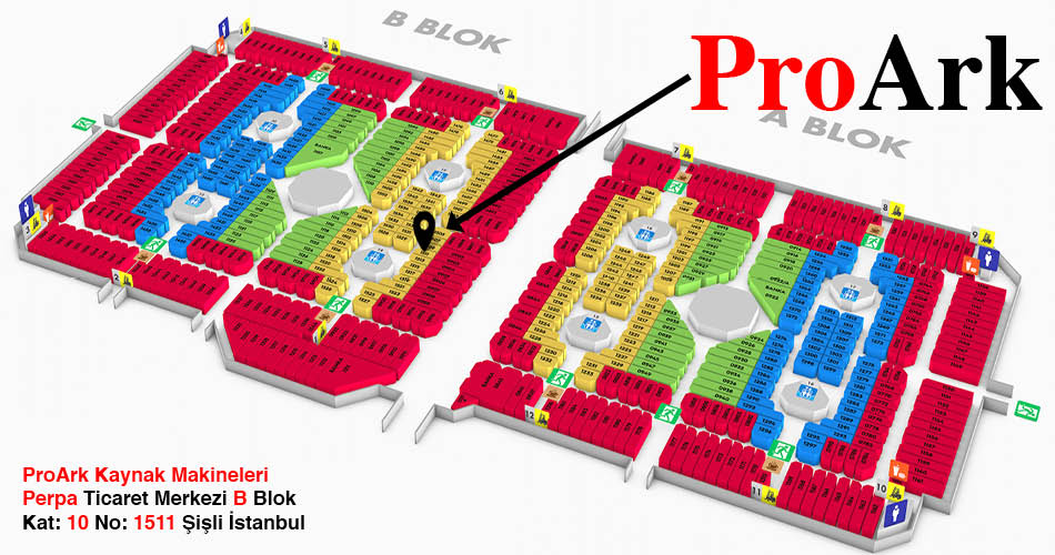 Proark Perpa Adres Kroki Kat Planı