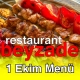 Beyzade Restaurant 1 Ekim 2025 Menü