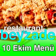 Beyzade Restaurant 10 Ekim 2025 Menü