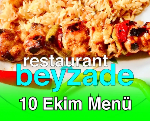 Beyzade Restaurant 10 Ekim 2025 Menü