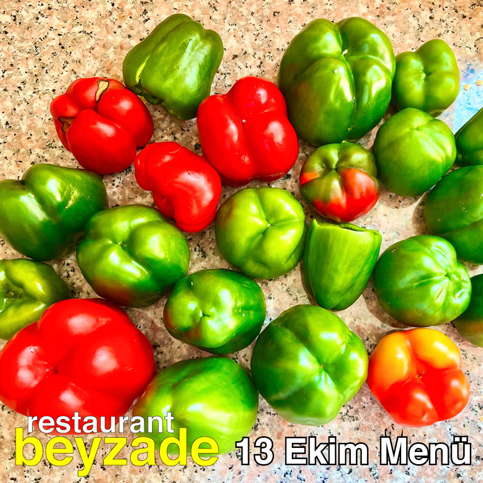 Beyzade Restaurant 13 Ekim 2025 Günün Yemekleri