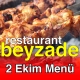 Beyzade Restaurant 2 Ekim 2025 Menü