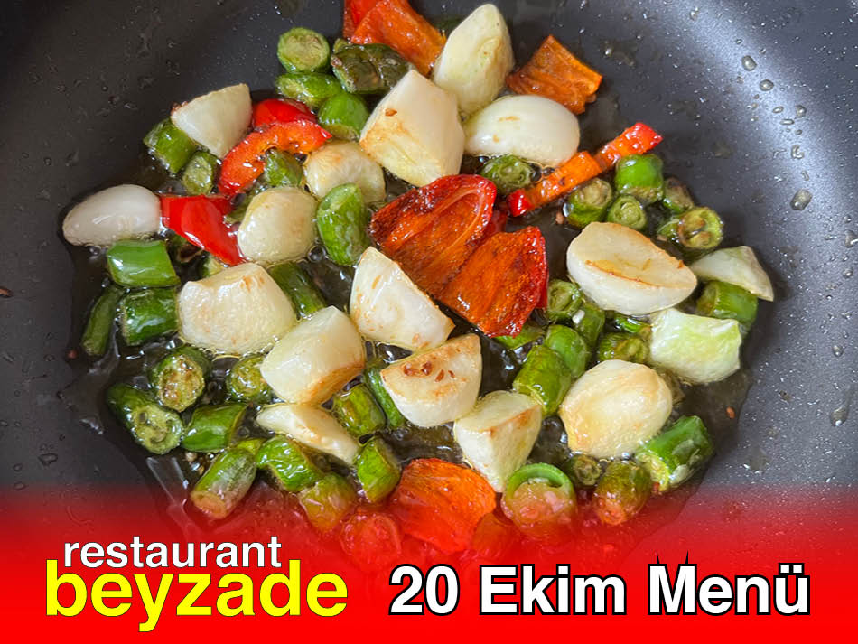 Beyzade Restaurant 20 Ekim 2025 Menü