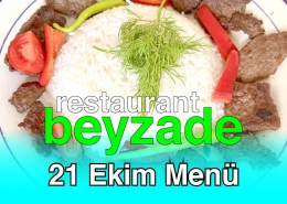Alazade 21 Ekim 2025 Menü