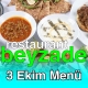 Beyzade Restaurant 3 Ekim 2025 Menü