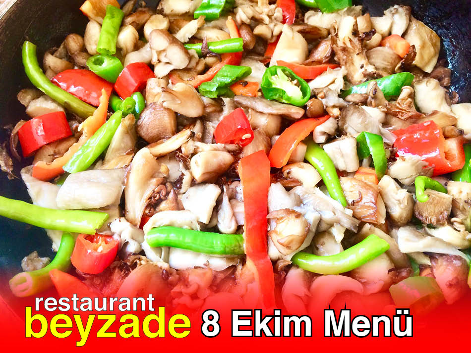 Beyzade Restaurant 8 Ekim 2025 Menü