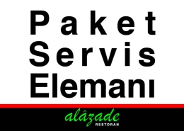 Alazade Restaurant Perpa Paket Servis Elemanı