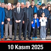 10 Kasım 2025 Perpa Gazi Mustafa Kemal Atatürk Anma Töreni