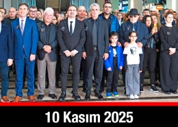 10 Kasım 2025 Perpa Gazi Mustafa Kemal Atatürk Anma Töreni