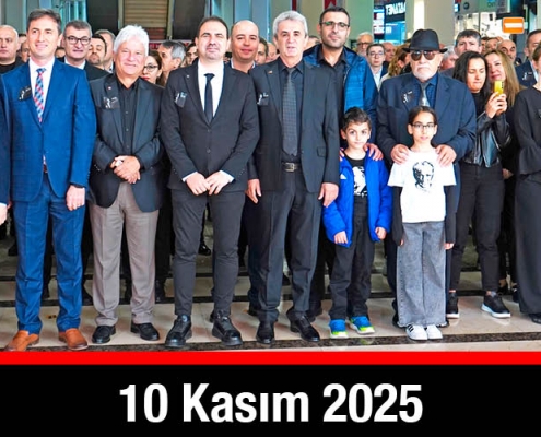 10 Kasım 2025 Perpa Gazi Mustafa Kemal Atatürk Anma Töreni