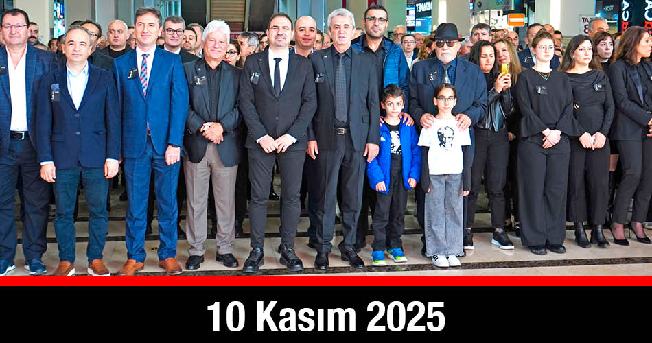 10 Kasım 2025 Perpa Gazi Mustafa Kemal Atatürk Anma Töreni