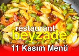 Beyzade 11 Kasım 2025 Menü