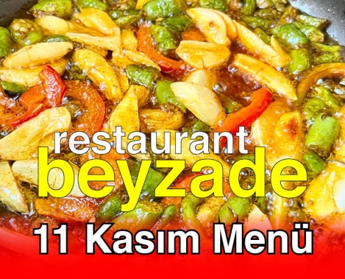 Beyzade 11 Kasım 2025 Menü