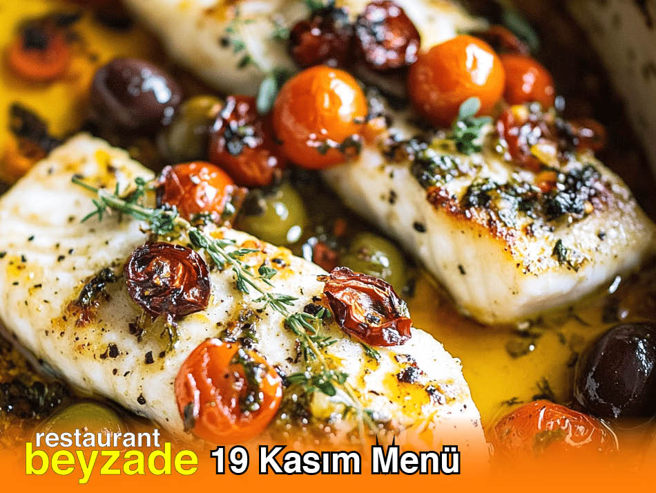 Beyzade Restaurant 19 Kasım 2025 Menü