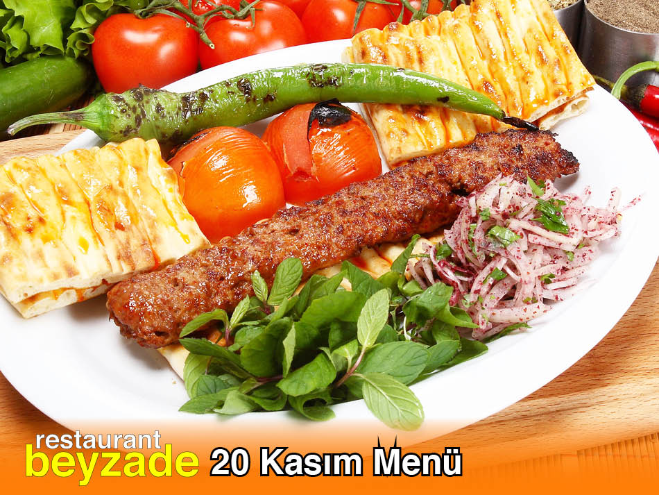 Beyzade Restaurant 20 Kasım 2025 Menü